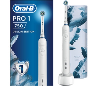 Oral-B Pro 1 - 750 - Elektrische Tandenborstel + Bonusreisetui