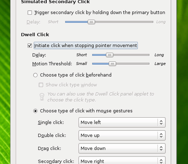 Gnome 2.22 - Muisvoorkeuren