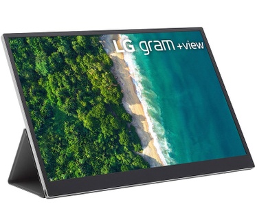 LG Gram +View 16MQ70 Aluminium, Zilver, Zwart