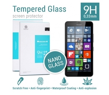 Nillkin Screenprotector Tempered Glass Microsoft Lumia 640 XL - 9H Nano
