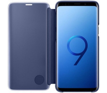 Samsung Galaxy S9 Clear-View Standing Cover EF-ZG960CL - Blauw  Blauw