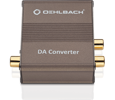 Oehlbach DA Converter Digitaal-analoogconverter, coaxiale en optische ingang voor digitaal signaal