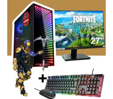 ScreenON - Gaming Set - Fortnite Cyclo Hero - V2 (GamePC + 27 Inch Monitor + Toetsenbord + Muis)