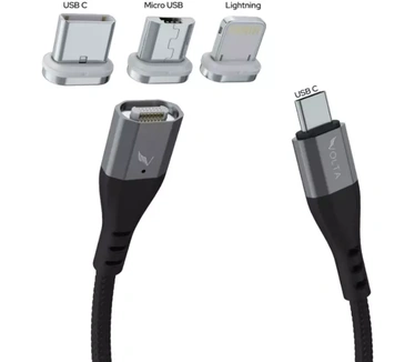 VOLTA Spark +3 Tips Zilver, Zwart