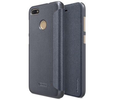 Nillkin New Sparkle Book Case voor Huawei Y6 Pro (2017) - Zwart  Zwart