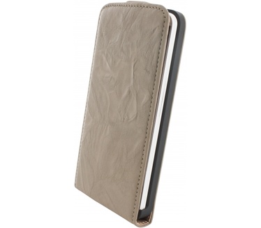 Mobiparts Mobiparts Vintage Flip Case LG G2 Creme