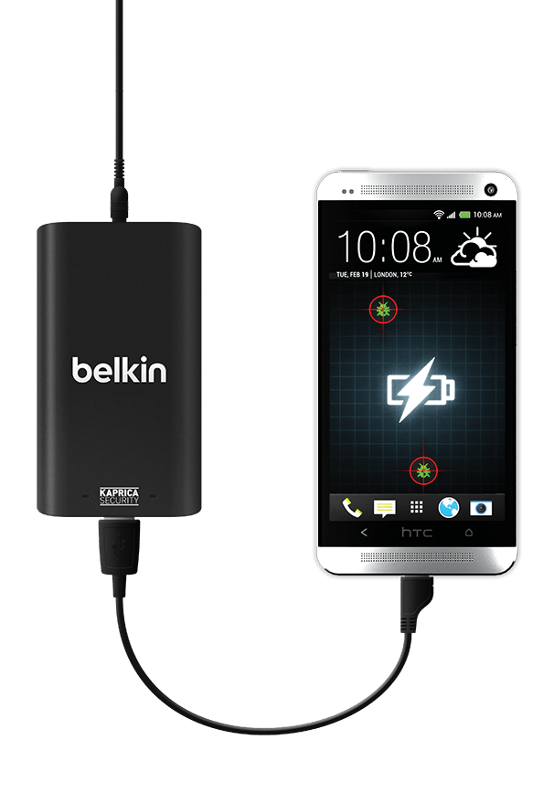 Skorpion-oplader aan HTC One