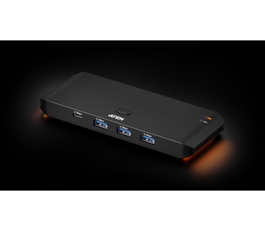Aten 2 x 4 USB 3.2 Gen 1-delerschakelaar