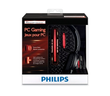 Philips SHG7210 Afneembare microfoon, zwart PC-headset voor games