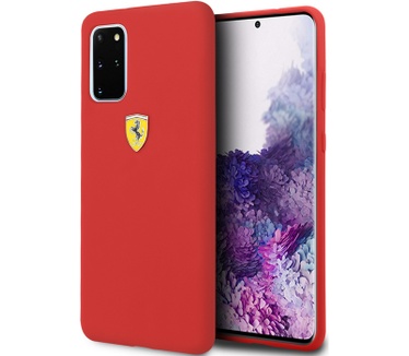 Ferrari SF Silicone Case voor Samsung Galaxy S20 Plus - Rood  Rood