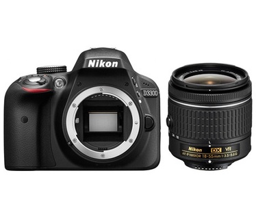 Nikon D3300 + AF-P DX NIKKOR 18-55mm f/3.5-5.6G VR Zwart