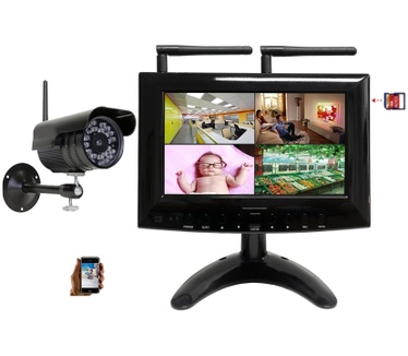 Epine EP-HD704-1 HD Draadloos cameraset LCD DVR