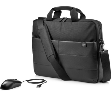 HP Classic Briefcase and Mouse Zwart