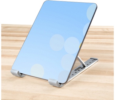 Startech.com Inklapbare Laptopstandaard, Verstelbare Hoek, Ergonomische Laptophouder, Draagvermogen 10Kg, Ventileren/Kantelen/Verhogen, Aluminium Tablet/Laptop Steun/Riser/Staander