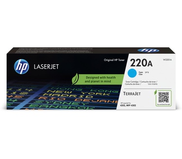 HP 220A originele LaserJet-tonercartridge, cyaan