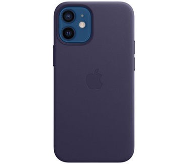 Apple iPhone 12 Mini Leather Case Paars