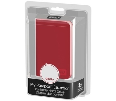 WD My Passport Essential 320GB Rood