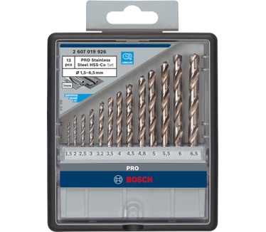 Bosch Kobalt HSS spiraalboorsets