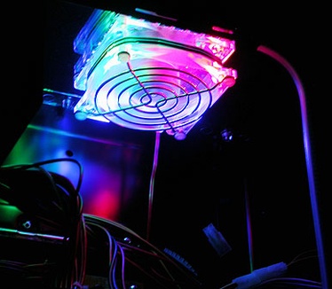 Super Flower SF 301 T3 zwart LED fan verlichting