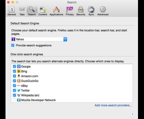 Firefox zoeken