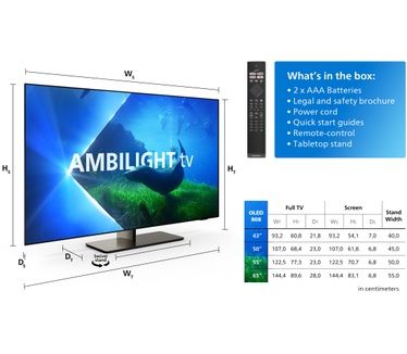 Philips OLED 48OLED808 4K Ambilight-TV
