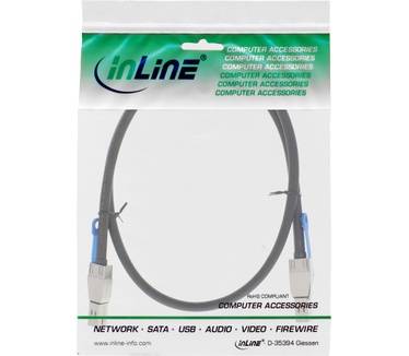 InLine 2m, SFF-8644 - SFF-8644 Zwart
