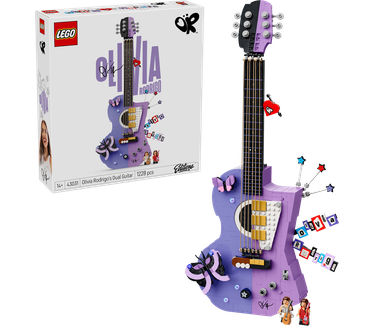 LEGO Editions Olivia Rodrigo's dubbele gitaar