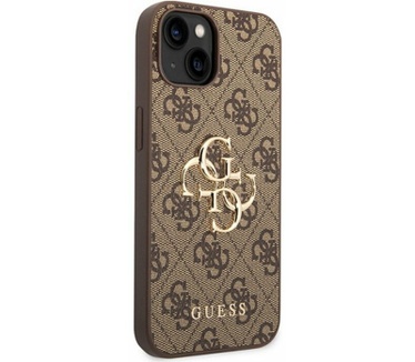 Guess 4G Metal Logo Back Case Apple iPhone 15 Plus (6.7") - Bruin Bruin