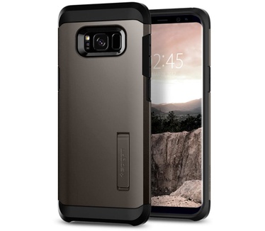 Spigen Samsung Galaxy S8 Plus Hoesje Tough Armor  Grijs