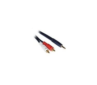 CablesToGo 3m Velocity 3.5mm Stereo Male to Dual RCA Male Y-Cable