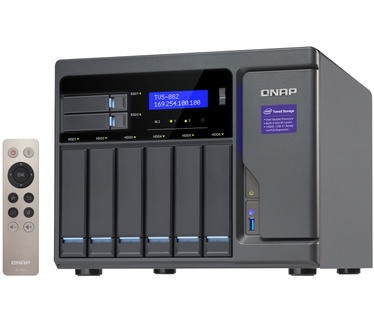 QNAP Turbo vNAS TVS-882 (Ci5-6500, 16GB ram, 450W voeding)