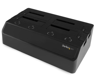 Startech.com 4-Bay HD docking station voor 2.5?/3.5? SSDs en HDDs eSATA/USB 3.0 naar SATA