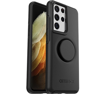 Otterbox Otter+Pop Symmetry Series voor Samsung Galaxy S21 Ultra 5G, zwart