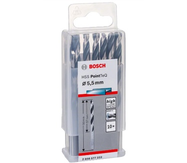 Bosch HSS Spiraalboor PointTeQ