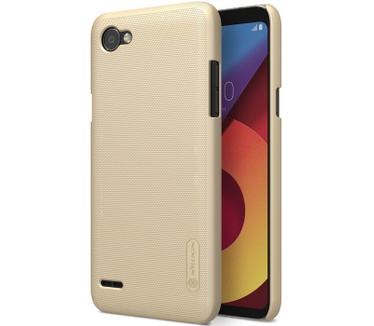 Nillkin Frosted Shield HardCase + Displayfolio voor LG Q6 - Goud Goud