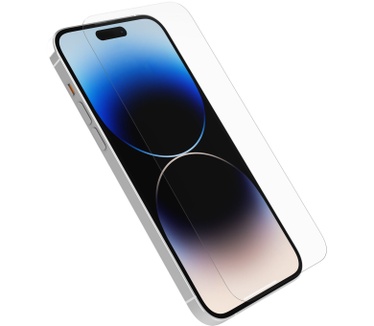 Otterbox OtterBox Alpha Glass-screenprotector voor iPhone 14 Pro, gehard glas, x3 krasbescherming, overleeft vallen tot 3ft, antimicrobiële bescherming