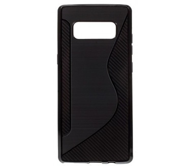 qMust Samsung Galaxy Note 8 Carbon S-Style TPU case - Black
