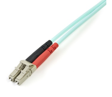 Startech.com Aqua OM4 Duplex multimode glasvezel kabel 100 Gb 50/125 LSZH LC/LC 3 m Blauw