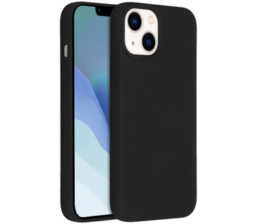 Accezz Liquid Silicone Backcover iPhone 14 - Zwart