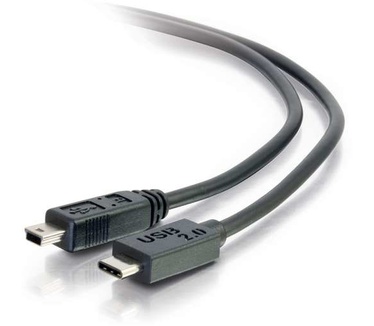 CablesToGo USB 2.0, C - Mini B, 3m