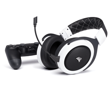 Corsair HS70 Wireless Gaming Headset - White