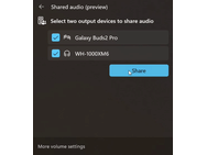 Windows 11 Shared Audio