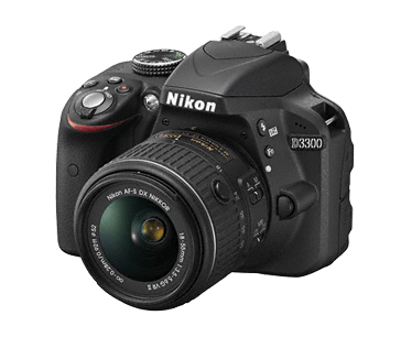 Nikon D3300 + AF-S DX NIKKOR 18&#8211;55mm f/3.5&#8211;5.6G VR II Zwart