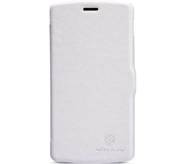 Nillkin New Fresh Leather BookCase for LG Google Nexus 5 - White