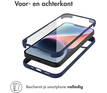 Accezz 360В° Full Protective Cover iPhone 14 Plus - Blauw