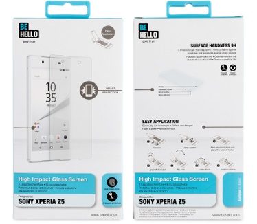 BeHello Sony Xperia Z5 High Impact Glass Transparent