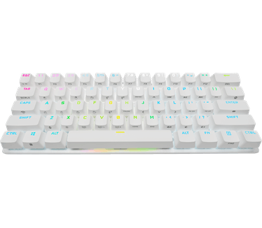 Corsair K70 Pro Mini Wireless 60% - White - Cherry mx Red - Qwerty (US)