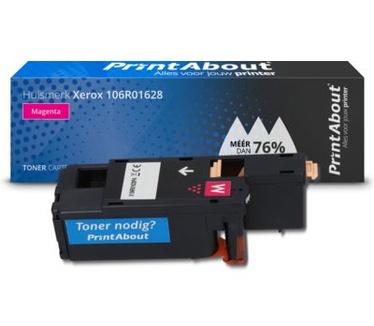PrintAbout Huismerk Xerox 106R01628 Toner Magenta
