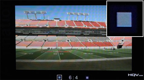 LG LW650S HQV film resolution loss test LG LW650S HQV film resolution loss test