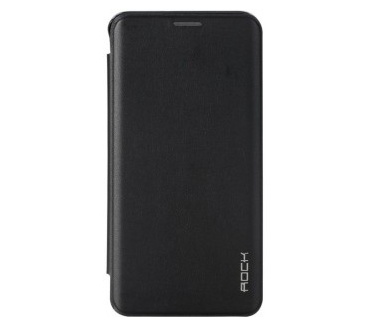 Rock Samsung Galaxy S6 edge Plus Leather Case - Touch Series Black